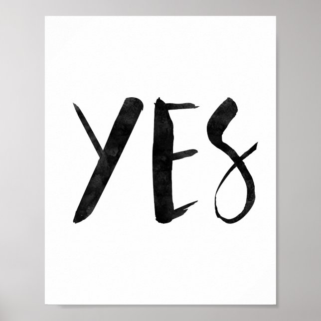 Poster Oui (Devant)