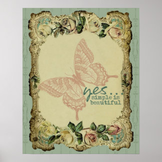 Poster Oui... Simple est magnifique