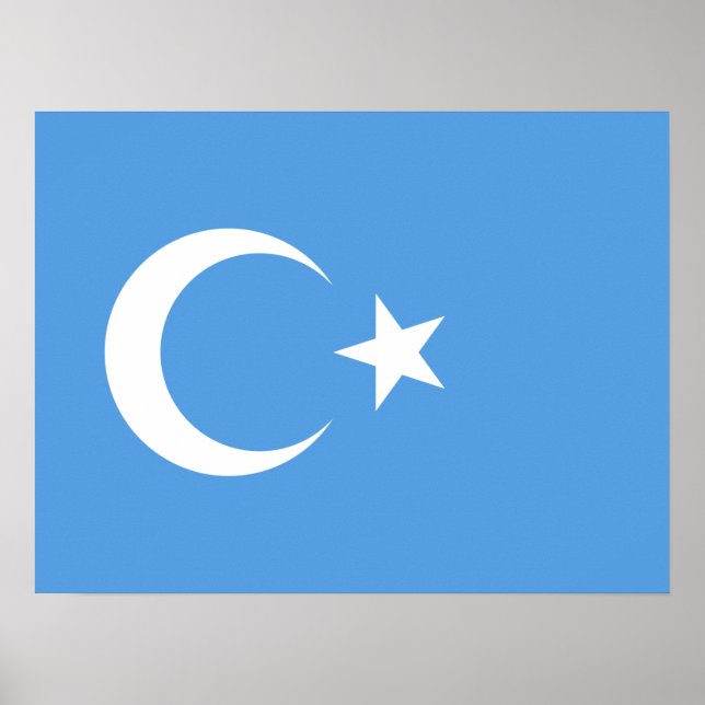 Poster Ouïghour/Turkestan oriental (Devant)