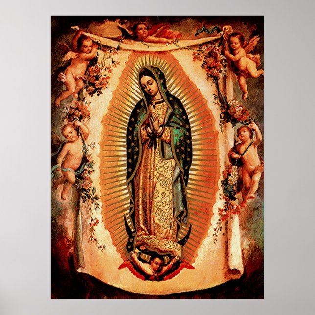 Poster OuNotre-Dame de Guadalupe et les Anges (Devant)
