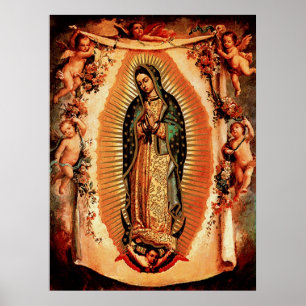 Poster OuOur Lady of Guadalupe and the Angels