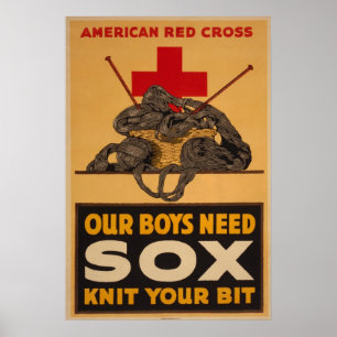 Poster Our Boys Need Sox
