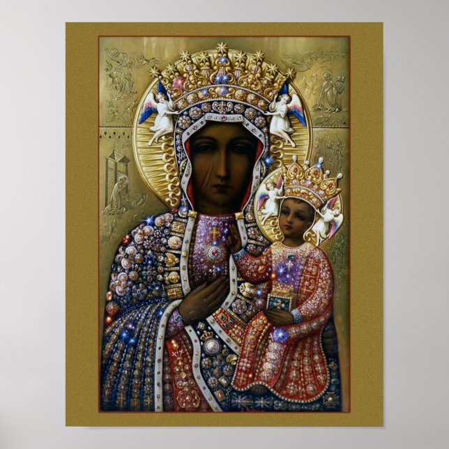 Poster Our Lady of Czestochowa (Devant)