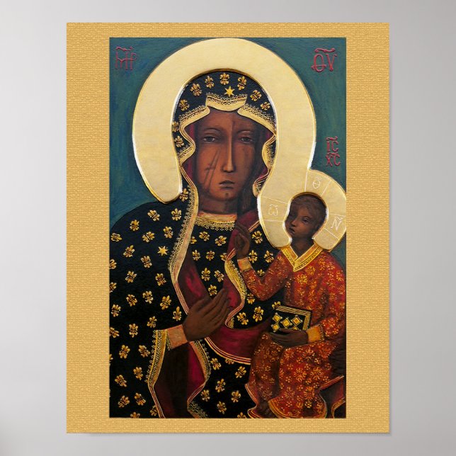 Poster Our Lady of Czestochowa (Devant)