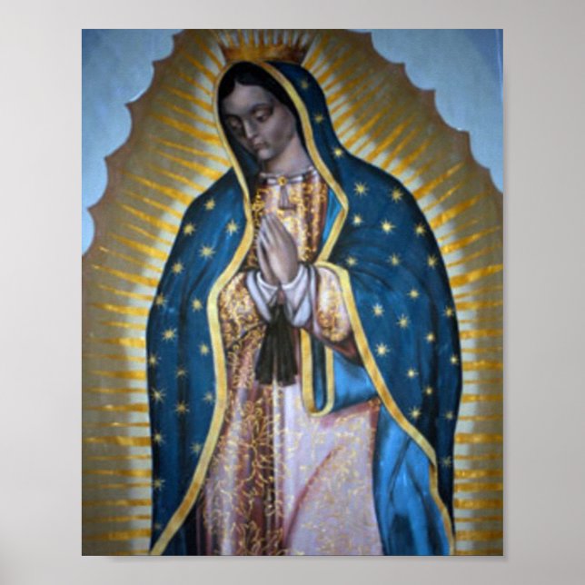 Poster Our Lady of Guadalupe Art (Devant)