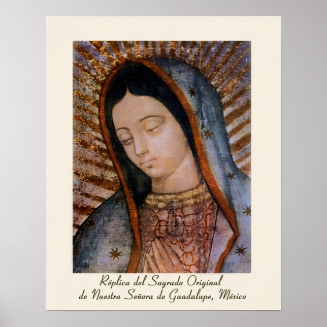 Poster Our Lady of Guadalupe Replica Bust (Devant)