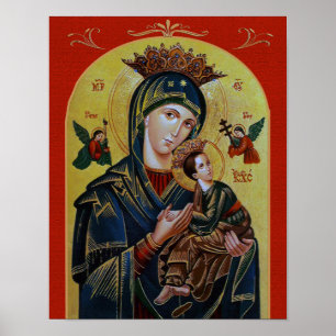 POSTER OUR LADY OF PERPETUAL HELP