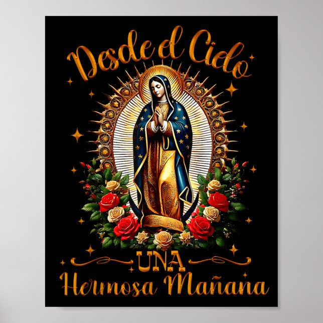 Poster Our Lady Virgen De Guadalupe Saint Virgin Mary Nk  (Devant)