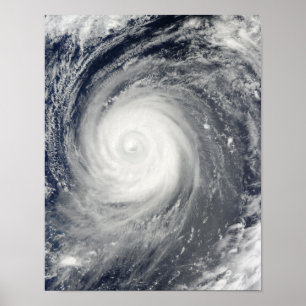 Poster Ouragan Choi-WAN au sud du Japon, l'océan