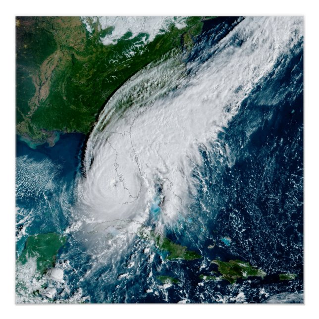 Poster Ouragan Ian | 28 septembre 2022 (Devant)