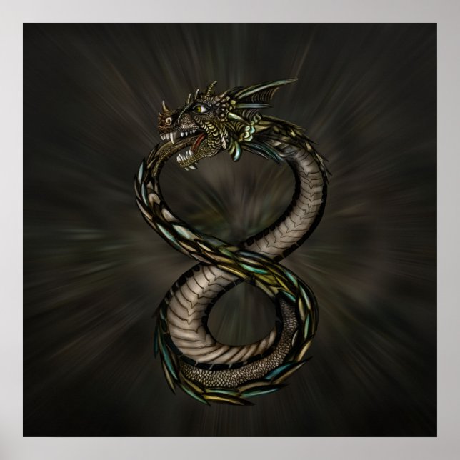Poster Ouroboros - Dragon d'Infini (Devant)