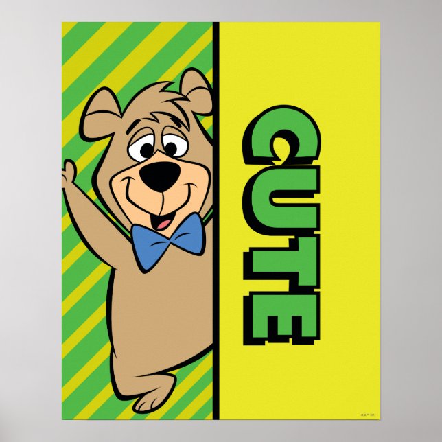 Poster Ours Boo-Boo mignon (Devant)