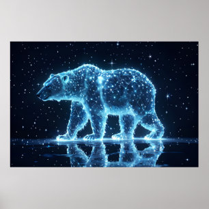 Poster Ours céleste - Esprit de Constellation Animal