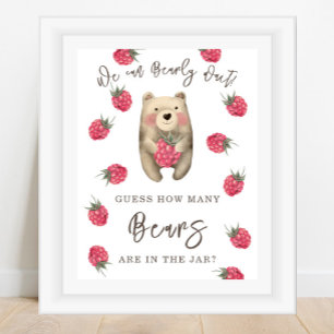 Poster OURS - Combien d'ours y a-t-il dans le pot