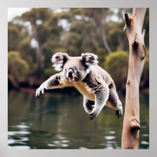 Poster Ours de chute australien Koala