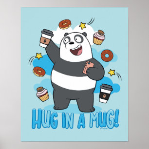 Poster Ours de Panda - Enferré dans une Mug !