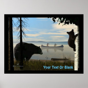 Poster Ours de plage