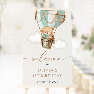 Poster Ours en peluche, Ballotte verte, accueil pour le p