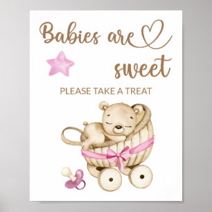 Poster Ours en peluche bébé ours bébé Les bébés sont doux