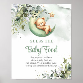 Poster Ours en peluche neutre genre Guess The Baby Food j