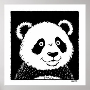 Poster Ours géant Panda