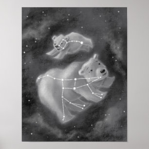 Poster Ours mineurs Ursa Major et Ursa