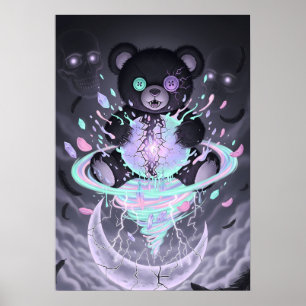 Poster Ours Mystique Goth Pastel