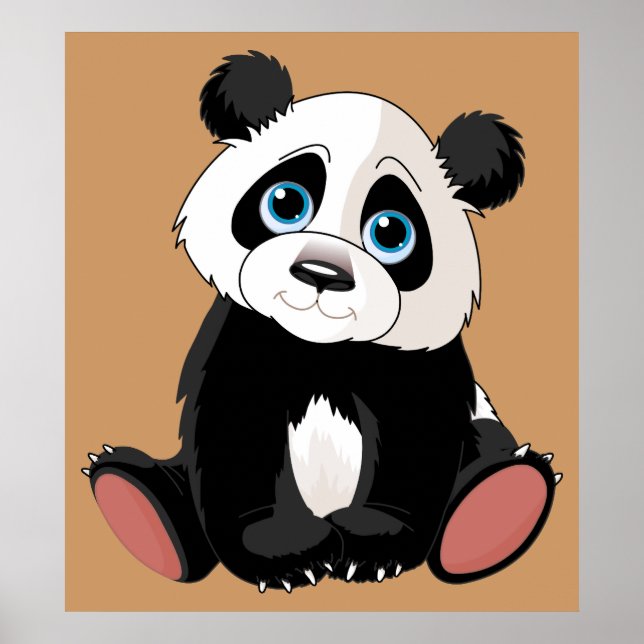 Poster Ours Panda (Devant)