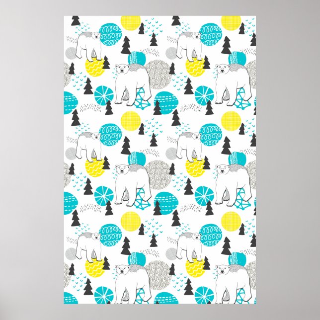 Poster Ours polaire (Devant)