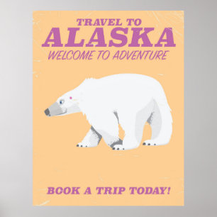 Poster Ours polaire d'Alaska
