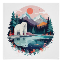 Ours polaire Faune Animaux Nature Forêt extérieure