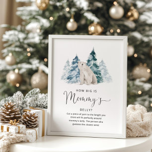 Poster Ours polaire quelle taille est l'affiche de jeu ve