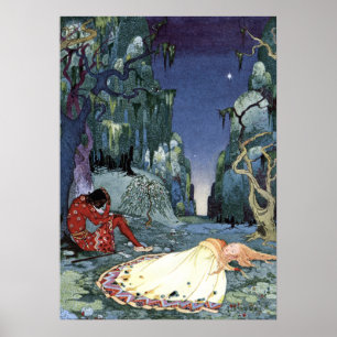 Poster Ourson et Violette par la Virginie Frances