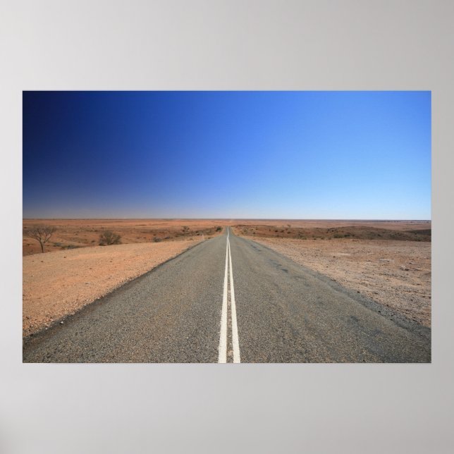 Poster Outback Road, Australie - Poster, Paysage (Devant)