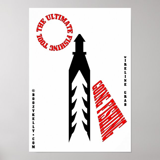 Poster Outil De Pêche Ultime, Outil De Slickline, Art De  (Devant)