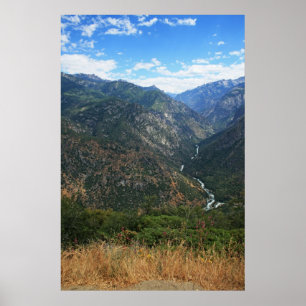 Poster Outre de la route aux Rois Canyon