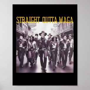 Poster Outta Mega Western Cowboy Outfit Trump 20