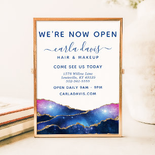 Poster Ouverture officielle du Salon Agate Galaxy Celesti