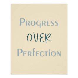 Poster Overcome Perfectionism Through Purposeful Actions