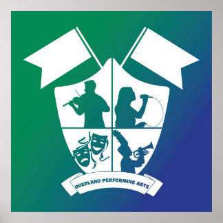 Poster Overland PA Department Crest