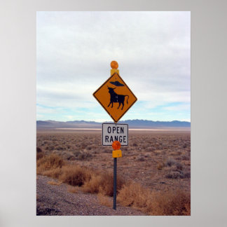 Poster OVNI et zone 51