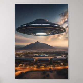 Poster OVNI mystérieux
