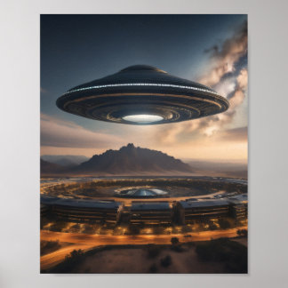 Poster OVNI mystérieux