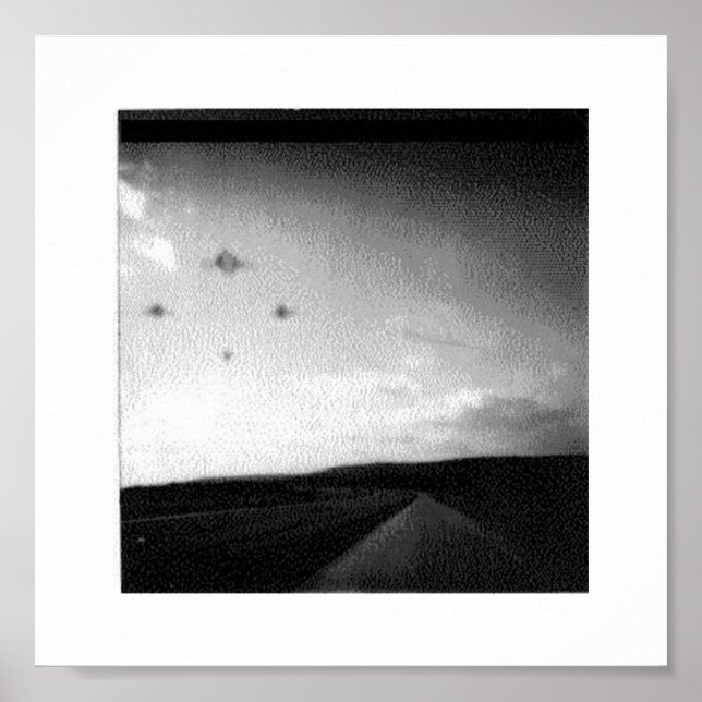 Poster OVNI nocturne (Devant)