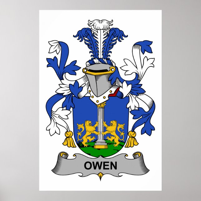 Poster Owen Family Crest (Devant)