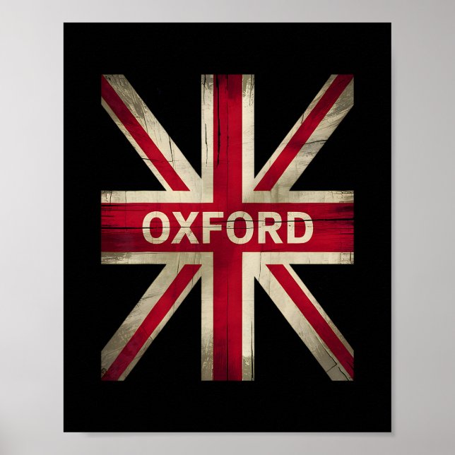 Poster Oxford England Britain Uk History Vacation Souveni (Devant)