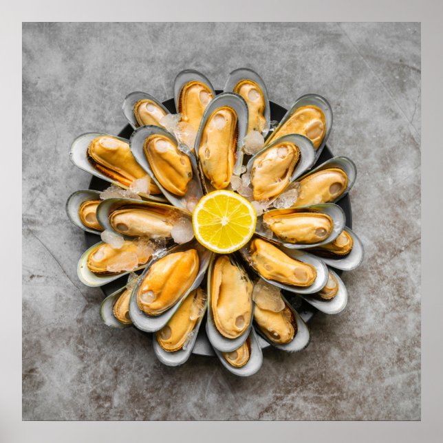 Poster Oyster Platter (Devant)