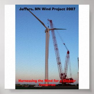 Poster P1050450, Jeffers, MN Wind Project 2007, Harnes...