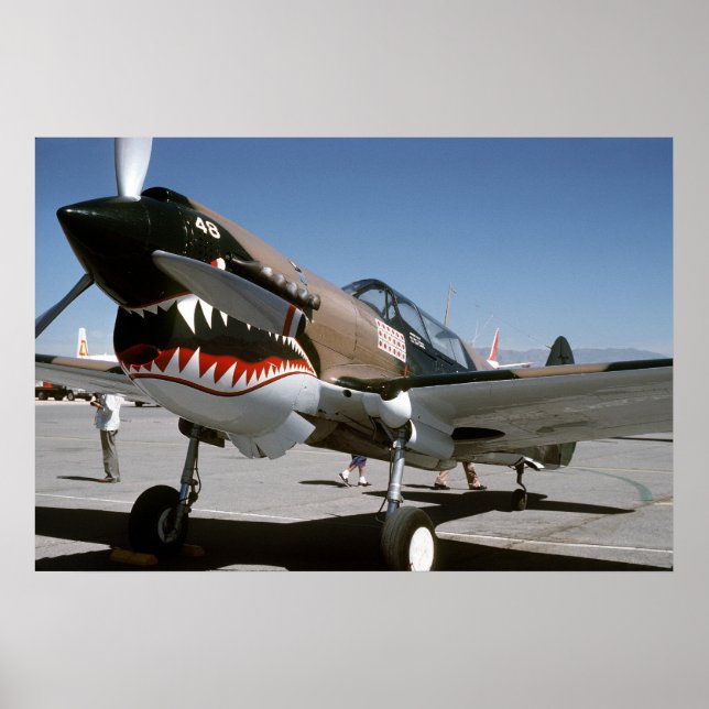 Poster P-40 Warhawk (Devant)