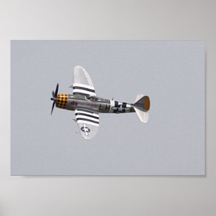 Poster P-47 Thunderbolt
